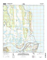 Mayport Florida Current topographic map, 1:24000 scale, 7.5 X 7.5 Minute, Year 2015