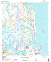Mayport Florida Historical topographic map, 1:24000 scale, 7.5 X 7.5 Minute, Year 1964