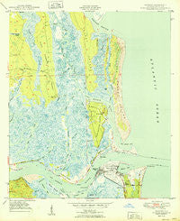 Mayport Florida Historical topographic map, 1:24000 scale, 7.5 X 7.5 Minute, Year 1950