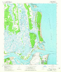 Mayport Florida Historical topographic map, 1:24000 scale, 7.5 X 7.5 Minute, Year 1964