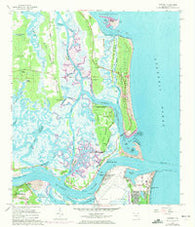 Mayport Florida Historical topographic map, 1:24000 scale, 7.5 X 7.5 Minute, Year 1964