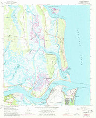 Mayport Florida Historical topographic map, 1:24000 scale, 7.5 X 7.5 Minute, Year 1964