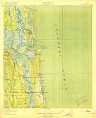 Mayport Florida Historical topographic map, 1:62500 scale, 15 X 15 Minute, Year 1918