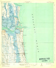 Mayport Florida Historical topographic map, 1:62500 scale, 15 X 15 Minute, Year 1918