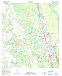 Maytown Florida Historical topographic map, 1:24000 scale, 7.5 X 7.5 Minute, Year 1950