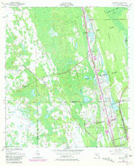 Maytown Florida Historical topographic map, 1:24000 scale, 7.5 X 7.5 Minute, Year 1950
