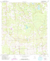 McAlpin Florida Historical topographic map, 1:24000 scale, 7.5 X 7.5 Minute, Year 1969