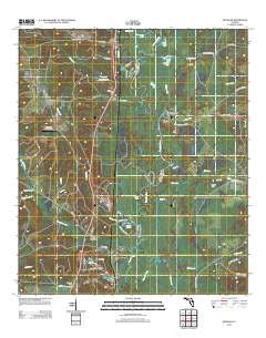 McDavid Florida Historical topographic map, 1:24000 scale, 7.5 X 7.5 Minute, Year 2012