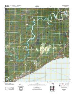 McIntyre Florida Historical topographic map, 1:24000 scale, 7.5 X 7.5 Minute, Year 2012