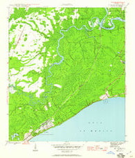 McIntyre Florida Historical topographic map, 1:24000 scale, 7.5 X 7.5 Minute, Year 1945