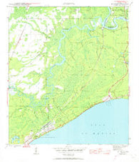 McIntyre Florida Historical topographic map, 1:24000 scale, 7.5 X 7.5 Minute, Year 1945