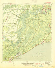 McIntyre Florida Historical topographic map, 1:31680 scale, 7.5 X 7.5 Minute, Year 1945