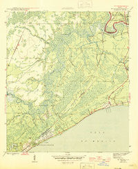McIntyre Florida Historical topographic map, 1:31680 scale, 7.5 X 7.5 Minute, Year 1945
