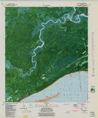 Mc Intyre Florida Historical topographic map, 1:24000 scale, 7.5 X 7.5 Minute, Year 1982