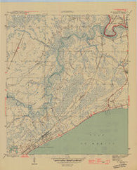 Mc Intyre Florida Historical topographic map, 1:31680 scale, 7.5 X 7.5 Minute, Year 1945