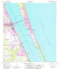 Melbourne East Florida Historical topographic map, 1:24000 scale, 7.5 X 7.5 Minute, Year 1949