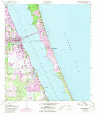 Melbourne East Florida Historical topographic map, 1:24000 scale, 7.5 X 7.5 Minute, Year 1949