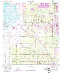 Melbourne West Florida Historical topographic map, 1:24000 scale, 7.5 X 7.5 Minute, Year 1949