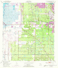 Melbourne West Florida Historical topographic map, 1:24000 scale, 7.5 X 7.5 Minute, Year 1949