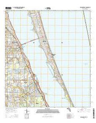 Melbourne East Florida Current topographic map, 1:24000 scale, 7.5 X 7.5 Minute, Year 2015