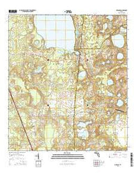 Melrose Florida Current topographic map, 1:24000 scale, 7.5 X 7.5 Minute, Year 2015