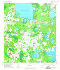 Melrose Florida Historical topographic map, 1:24000 scale, 7.5 X 7.5 Minute, Year 1966