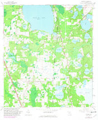 Melrose Florida Historical topographic map, 1:24000 scale, 7.5 X 7.5 Minute, Year 1966