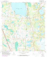 Melrose Florida Historical topographic map, 1:24000 scale, 7.5 X 7.5 Minute, Year 1966