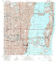 Miami Florida Historical topographic map, 1:24000 scale, 7.5 X 7.5 Minute, Year 1988