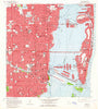 Miami Florida Historical topographic map, 1:24000 scale, 7.5 X 7.5 Minute, Year 1962