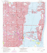Miami Florida Historical topographic map, 1:24000 scale, 7.5 X 7.5 Minute, Year 1962
