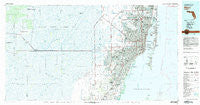 Miami Florida Historical topographic map, 1:100000 scale, 30 X 60 Minute, Year 1981