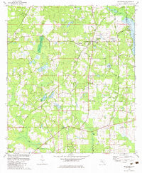 Miccosukee Florida Historical topographic map, 1:24000 scale, 7.5 X 7.5 Minute, Year 1982