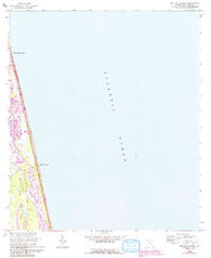 Mickler Landing Florida Historical topographic map, 1:24000 scale, 7.5 X 7.5 Minute, Year 1964
