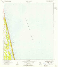 Mickler Landing Florida Historical topographic map, 1:24000 scale, 7.5 X 7.5 Minute, Year 1952