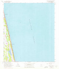 Mickler Landing Florida Historical topographic map, 1:24000 scale, 7.5 X 7.5 Minute, Year 1964