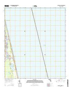 Mickler Landing Florida Current topographic map, 1:24000 scale, 7.5 X 7.5 Minute, Year 2015