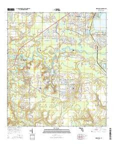 Middleburg Florida Current topographic map, 1:24000 scale, 7.5 X 7.5 Minute, Year 2015