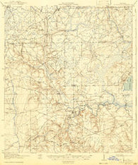 Middleburg Florida Historical topographic map, 1:62500 scale, 15 X 15 Minute, Year 1918