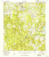 Middleburg Florida Historical topographic map, 1:62500 scale, 15 X 15 Minute, Year 1949