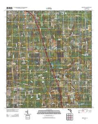 Mikesville Florida Historical topographic map, 1:24000 scale, 7.5 X 7.5 Minute, Year 2012