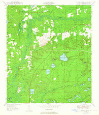 Millers Ferry Florida Historical topographic map, 1:24000 scale, 7.5 X 7.5 Minute, Year 1949