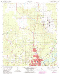 Milton North Florida Historical topographic map, 1:24000 scale, 7.5 X 7.5 Minute, Year 1978