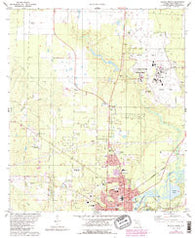 Milton North Florida Historical topographic map, 1:24000 scale, 7.5 X 7.5 Minute, Year 1978