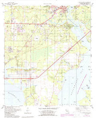 Milton South Florida Historical topographic map, 1:24000 scale, 7.5 X 7.5 Minute, Year 1978