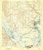 Milton Florida Historical topographic map, 1:62500 scale, 15 X 15 Minute, Year 1943