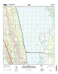 Mims Florida Current topographic map, 1:24000 scale, 7.5 X 7.5 Minute, Year 2015