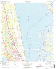 Mims Florida Historical topographic map, 1:24000 scale, 7.5 X 7.5 Minute, Year 1949