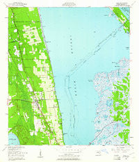 Mims Florida Historical topographic map, 1:24000 scale, 7.5 X 7.5 Minute, Year 1949