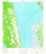 Mims Florida Historical topographic map, 1:24000 scale, 7.5 X 7.5 Minute, Year 1949